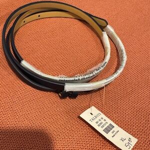 Talbots 10mm Skinny Leather Women's Belt